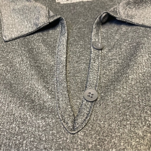 Driequip Golf Shirt  Ladies Size 3XL Gray Collared Shirt with V-neck - Picture 3 of 9